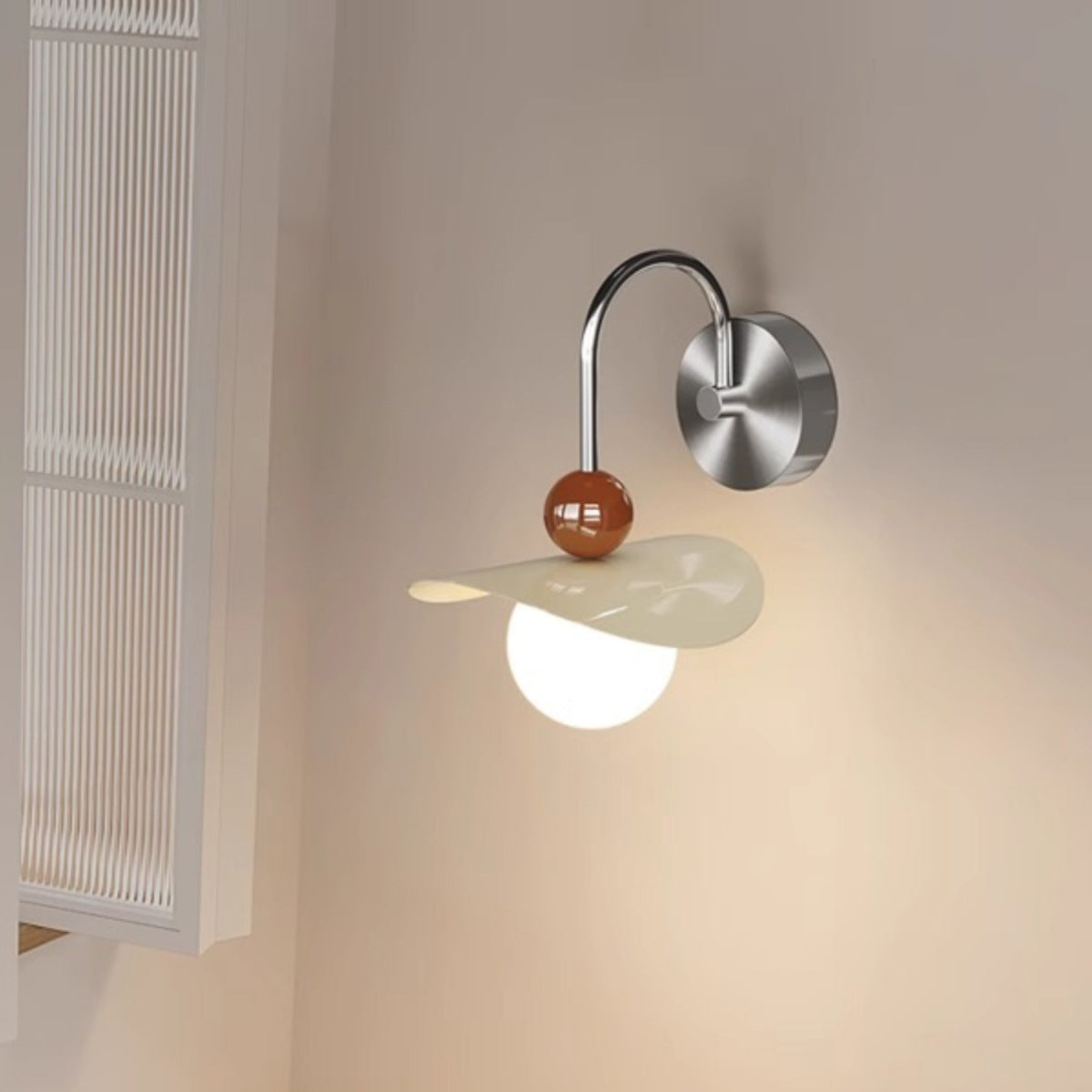 Curved Pole Straight Pole Wall Lamp