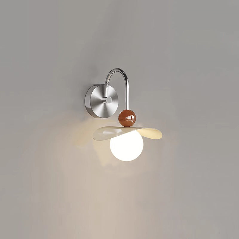 Curved Pole Straight Pole Wall Lamp