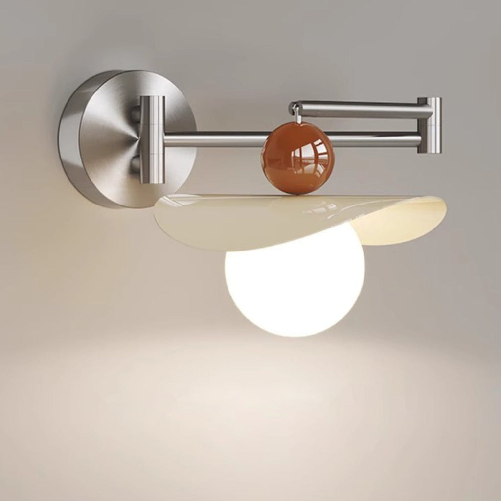Curved Pole Straight Pole Wall Lamp