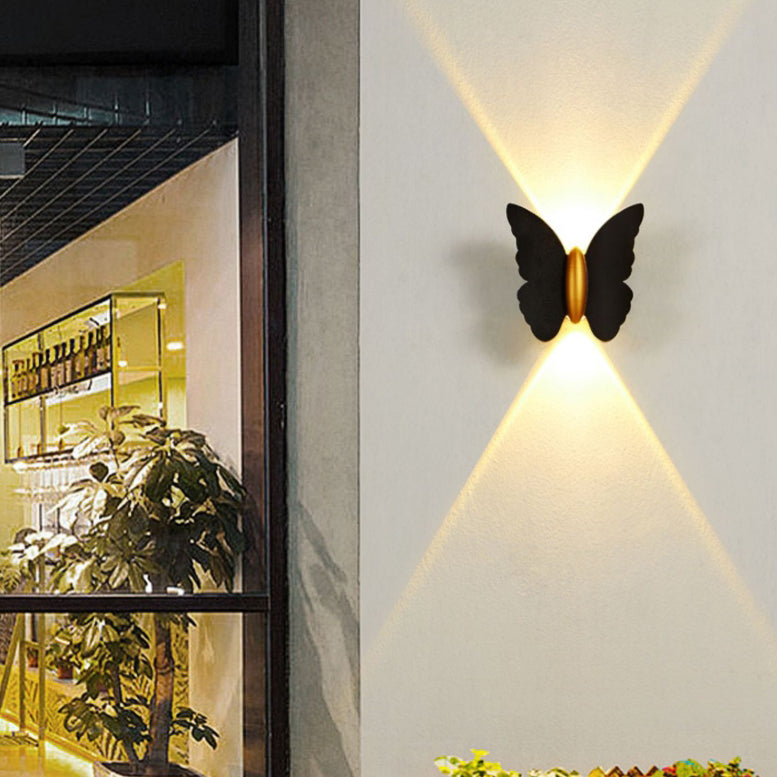 Butterfly Aluminum Patio Outdoor Light