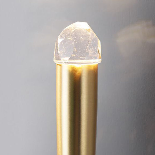 Cylinder Torch Shape Copper Wall Lamp