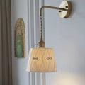 Round Bow Diamond Print Wall Lamp