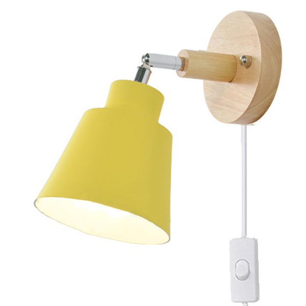 Round Cylinder Horn Shape Wall Lamp