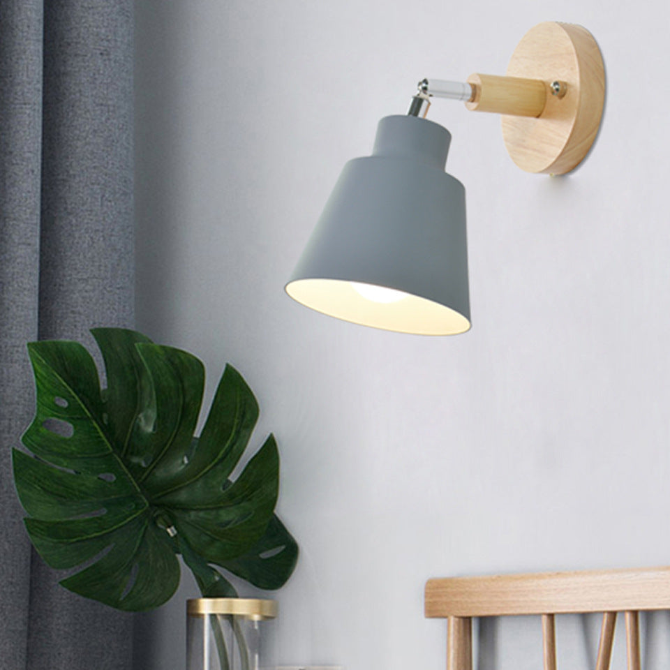 Round Cylinder Horn Shape Wall Lamp