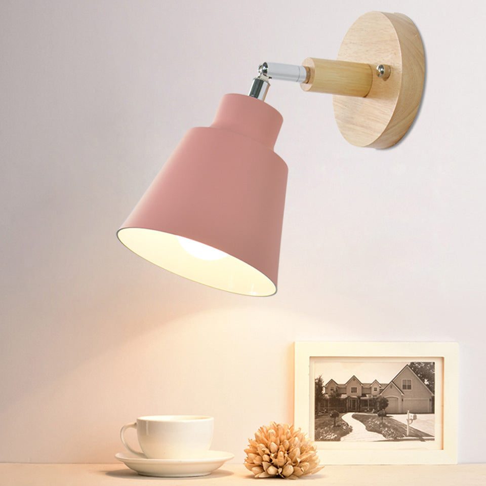 Round Cylinder Horn Shape Wall Lamp