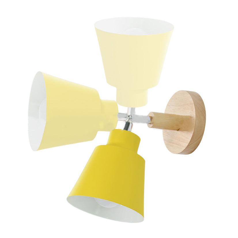 Round Cylinder Horn Shape Wall Lamp