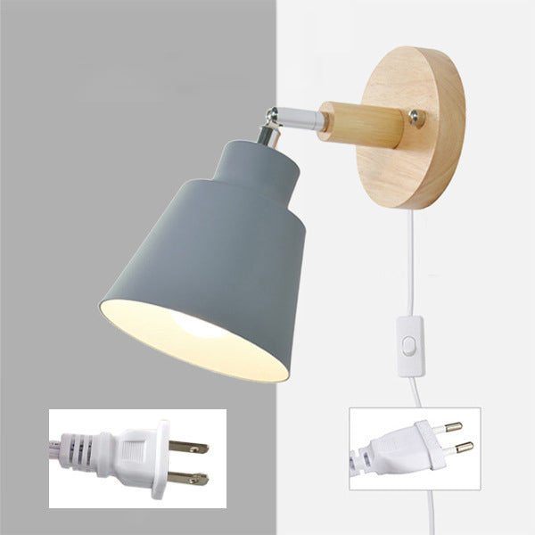 Round Cylinder Horn Shape Wall Lamp