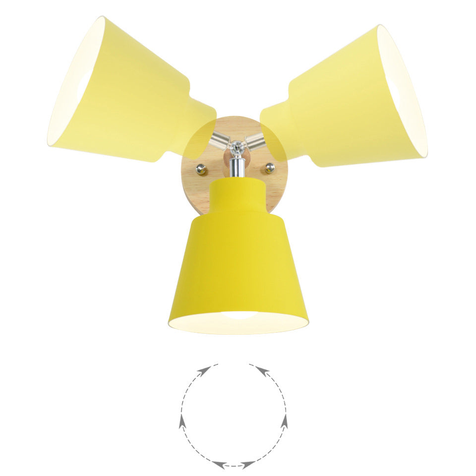 Round Cylinder Horn Shape Wall Lamp