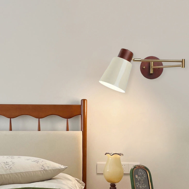 Swingable Globe Cylinder Dome Wall Lamp