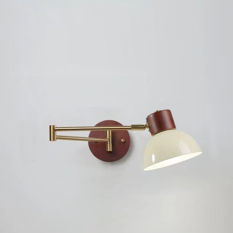 Swingable Globe Cylinder Dome Wall Lamp
