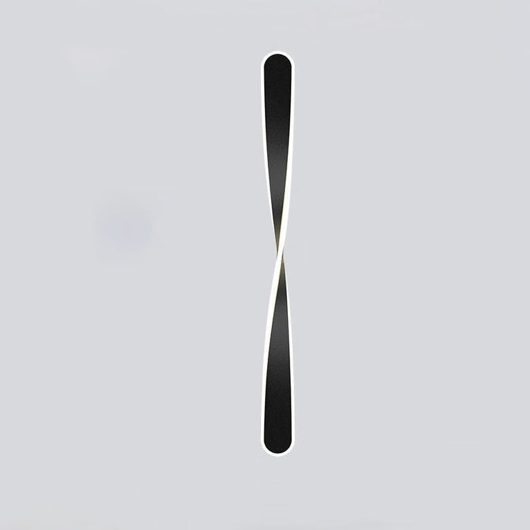 Spiral Twist Long Iron Wall Lamp