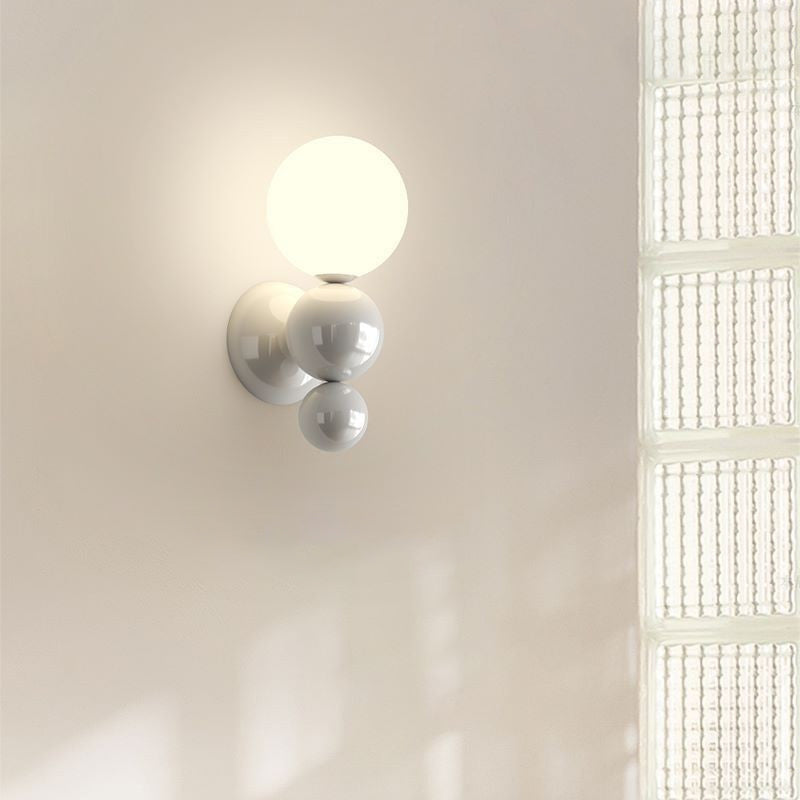 Multi Globe Iron Plastic Wall Lamp