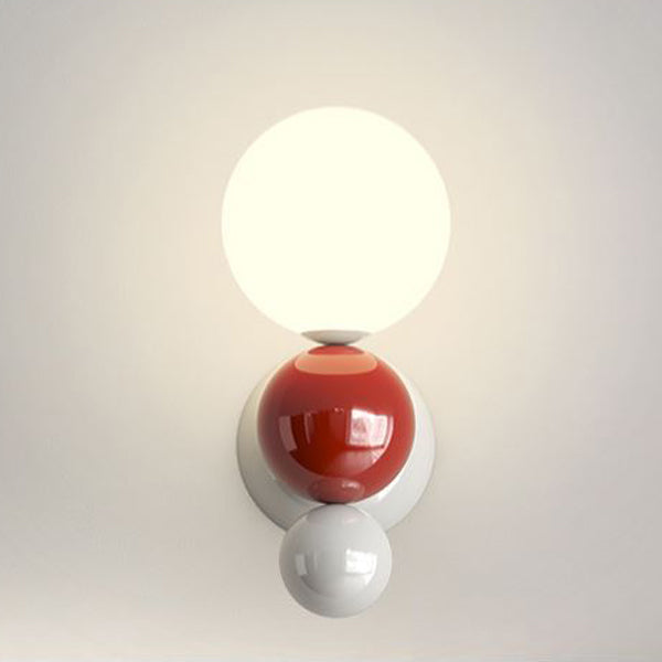 Multi Globe Iron Plastic Wall Lamp