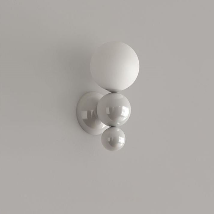 Multi Globe Iron Plastic Wall Lamp