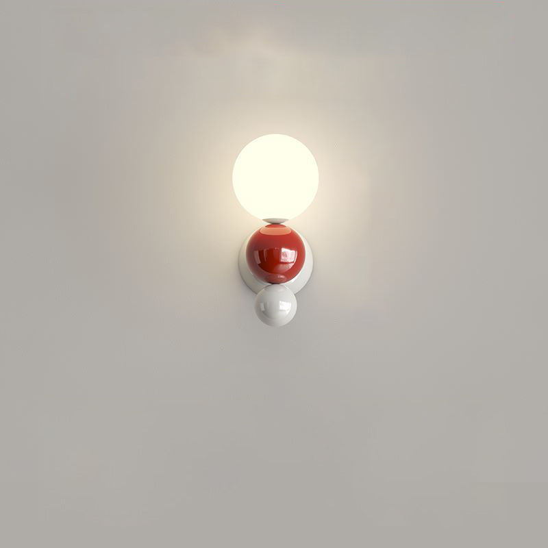 Multi Globe Iron Plastic Wall Lamp