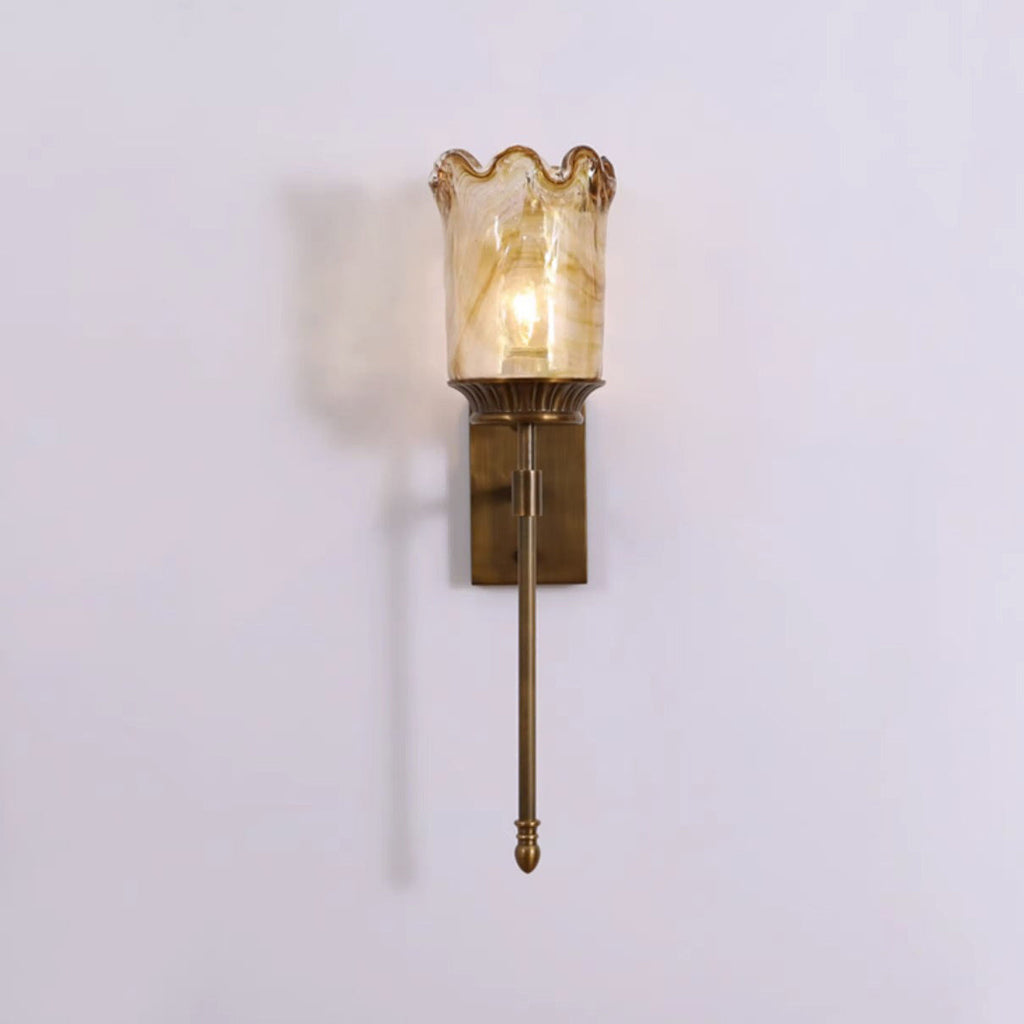 Flower Cup Shape Cylinder Wall Lamp