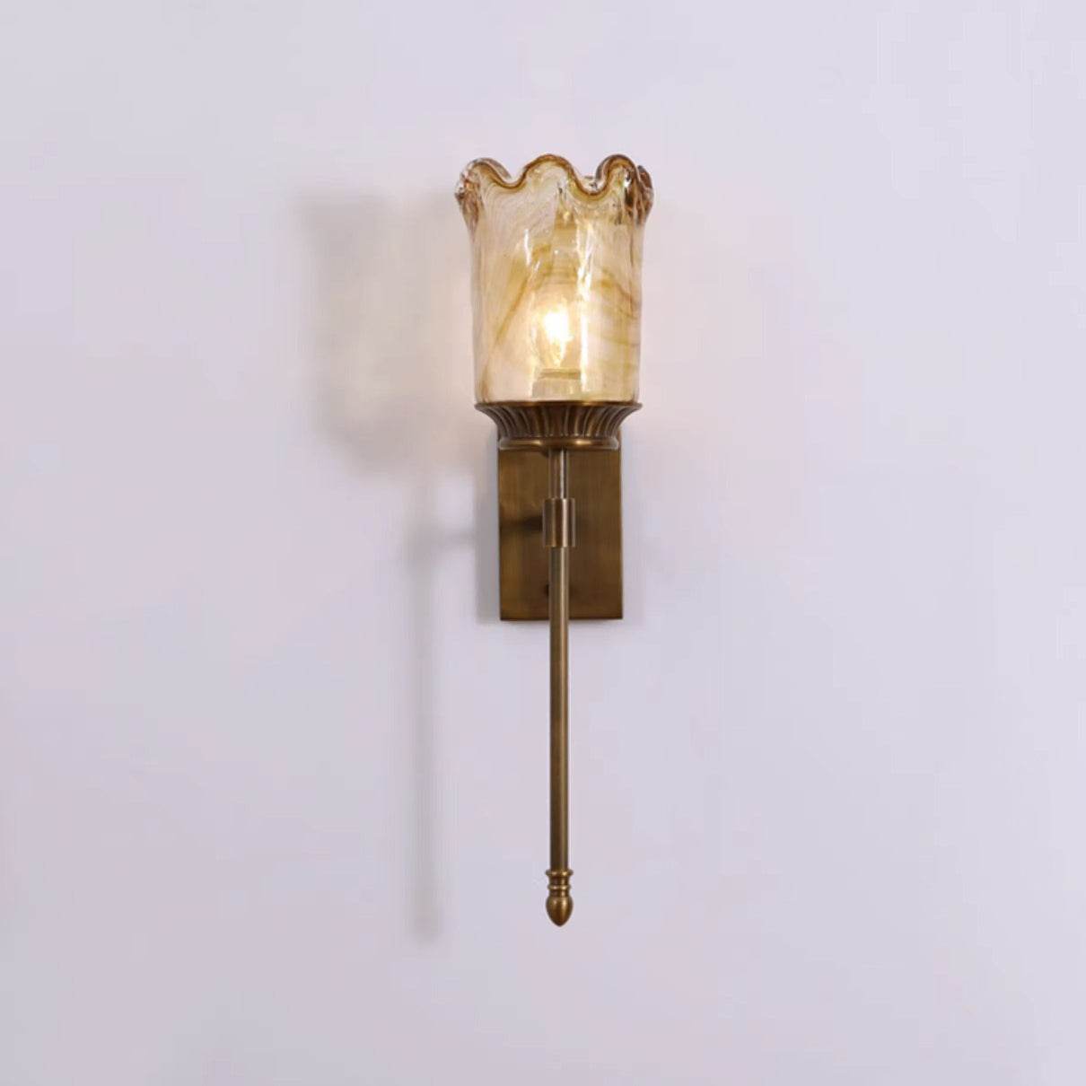 Flower Cup Shape Cylinder Wall Lamp