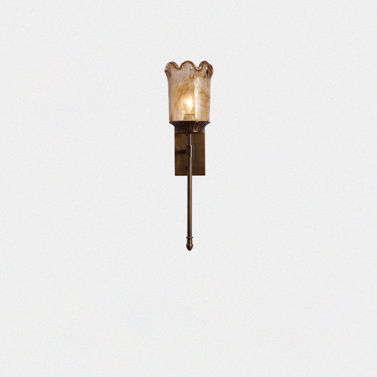 Flower Cup Shape Cylinder Wall Lamp