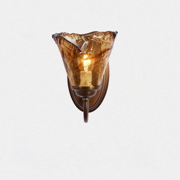 Cup Shape Full Brass Wall Lamp