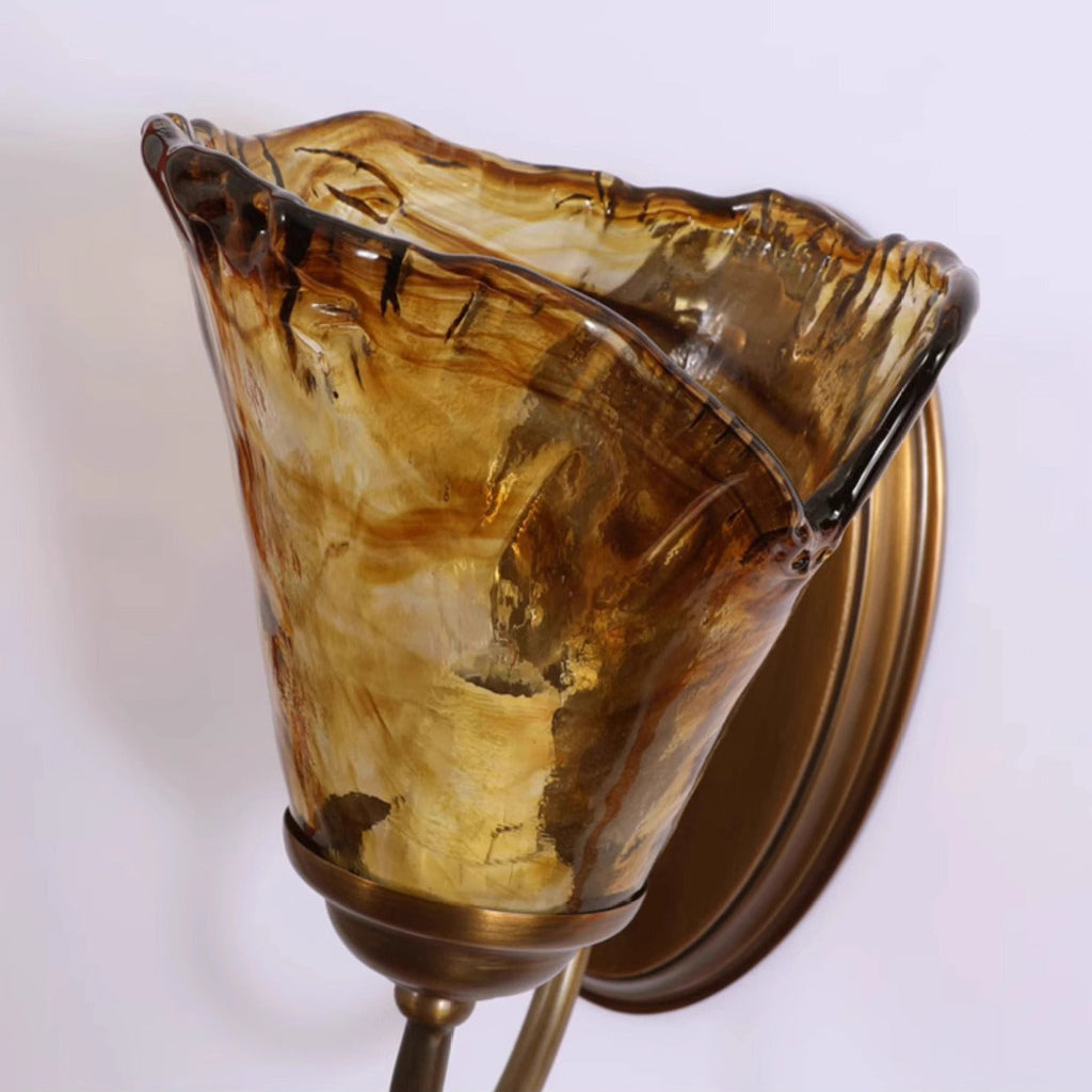 Cup Shape Full Brass Wall Lamp