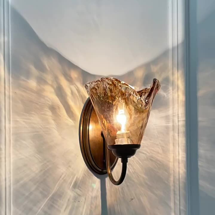 Cup Shape Full Brass Wall Lamp