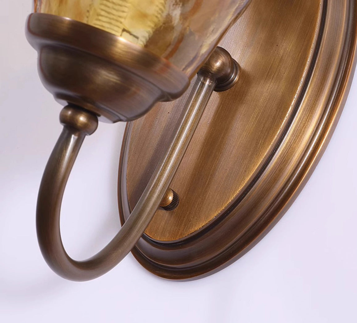 Cup Shape Full Brass Wall Lamp