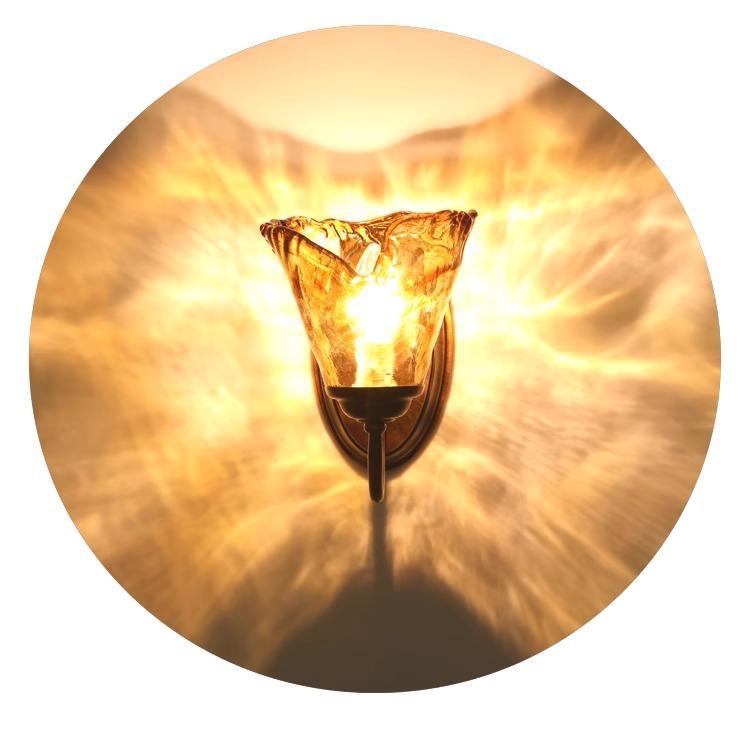 Cup Shape Full Brass Wall Lamp