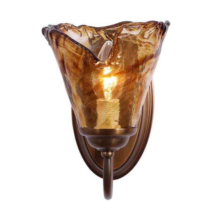 Cup Shape Full Brass Wall Lamp