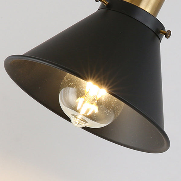 Retractable Long Pole Round Wall Lamp