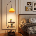 Contemporary Retro Fishing Round Floor Lamp