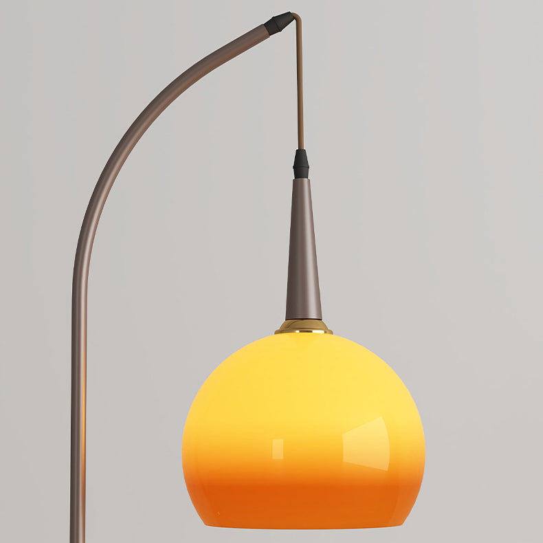 Contemporary Retro Fishing Round Floor Lamp