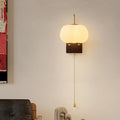 Straight Pole Pumpkin Shape Wall Lamp