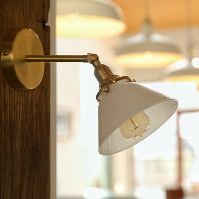 Round Cone Horn Shape Wall Lamp