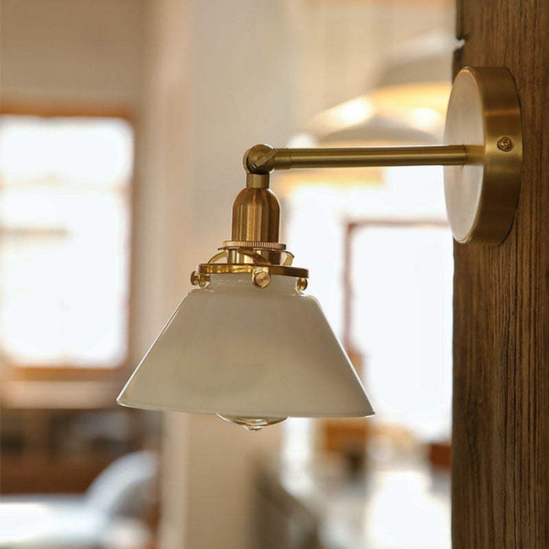 Round Cone Horn Shape Wall Lamp