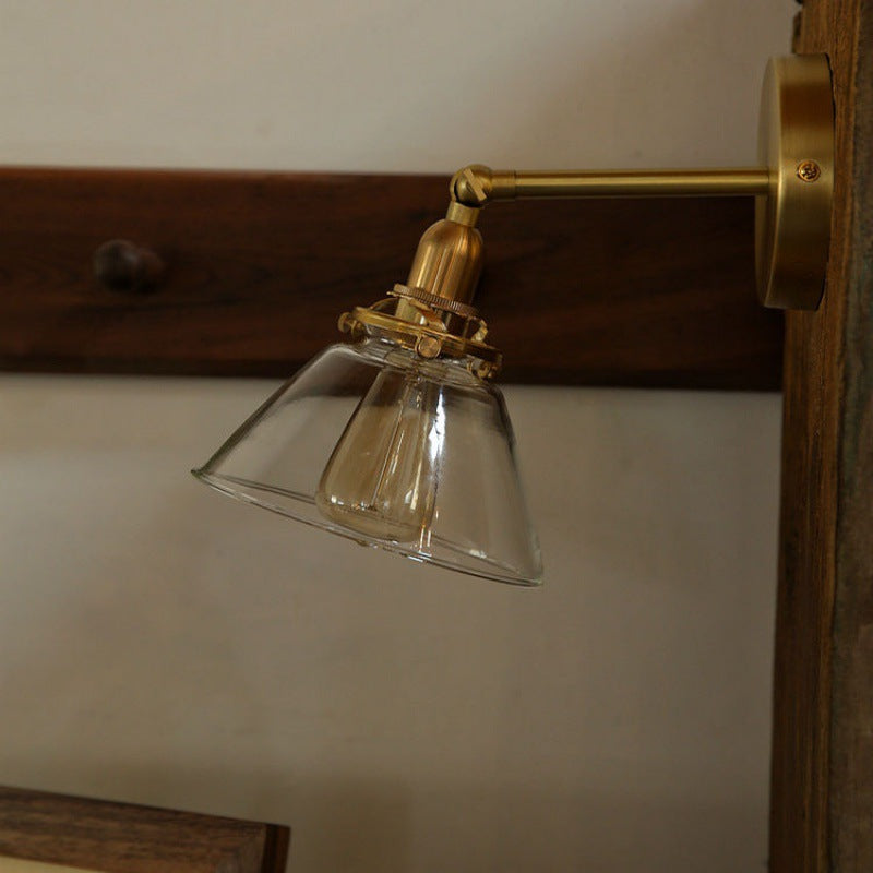 Round Cone Horn Shape Wall Lamp