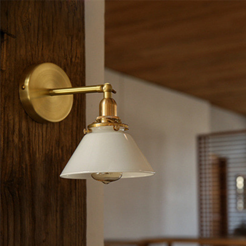 Round Cone Horn Shape Wall Lamp