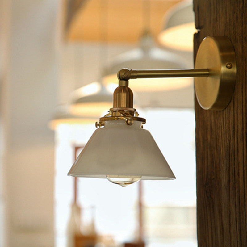 Round Cone Horn Shape Wall Lamp