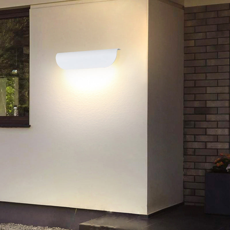 Rectangle Aluminum Glass Patio Outdoor Light