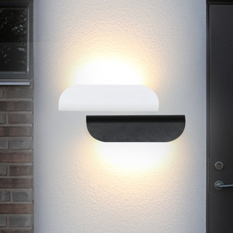 Rectangle Aluminum Glass Patio Outdoor Light