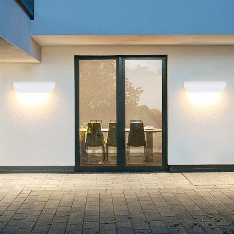 Rectangle Aluminum Glass Patio Outdoor Light