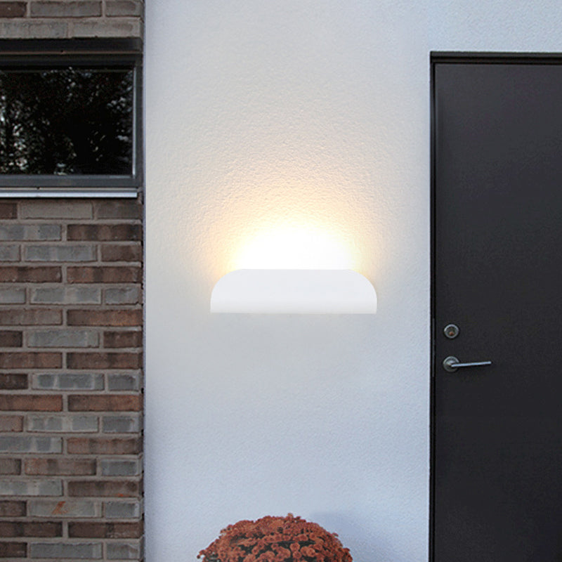 Rectangle Aluminum Glass Patio Outdoor Light