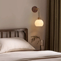 Round Dome Striped Glass Wall Lamp