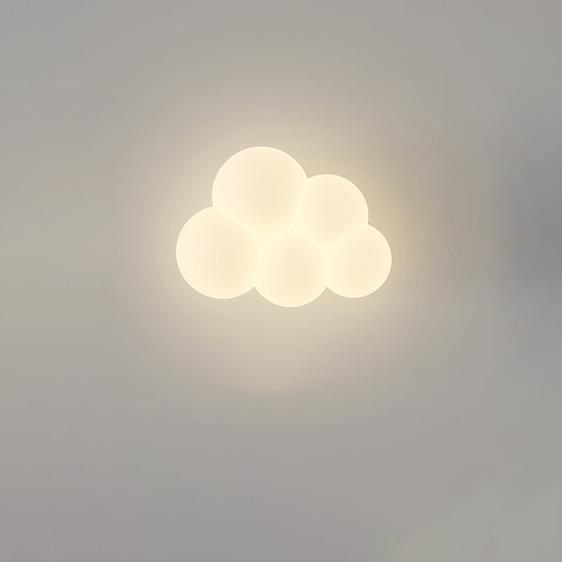 Round Cloud Shape Animal Wall Lamp