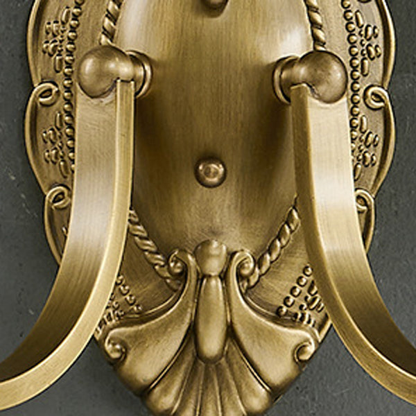 Curved Pole Round Trapezoidal Wall Lamp