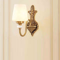 Round Cup Shape Curved Wall Lamp
