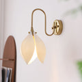Curved Pole Flower Petal Wall Lamp