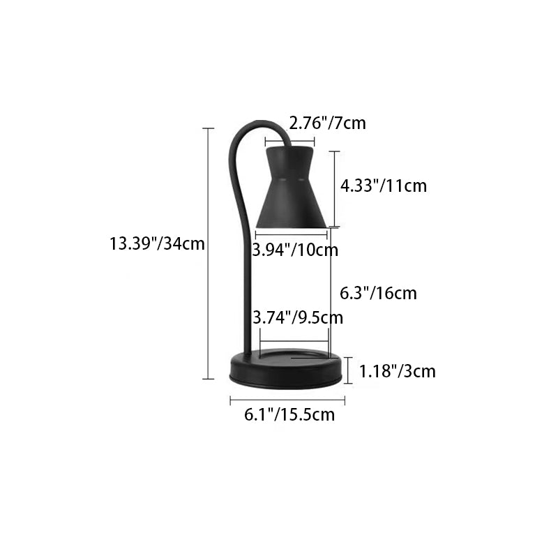 Liftable Round Horn Shape Table Lamp