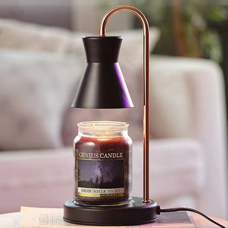 Straight Pole Funnel Shape Table Lamp