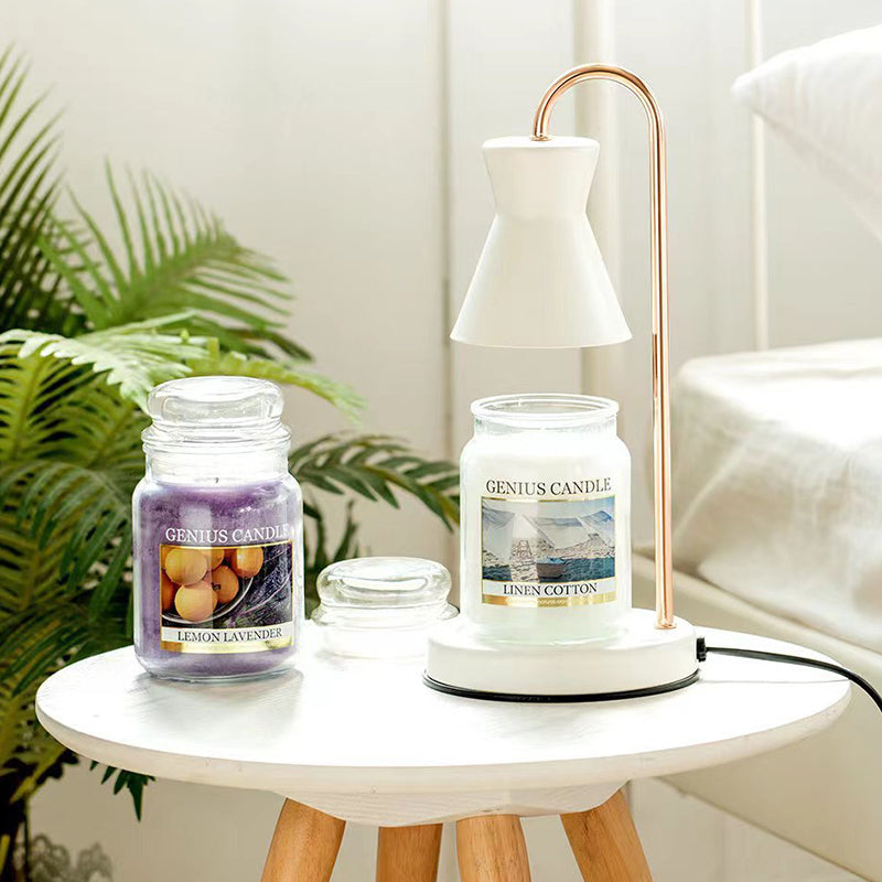 Straight Pole Funnel Shape Table Lamp