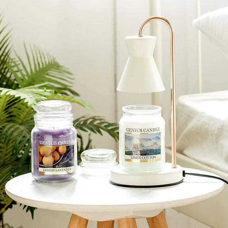 Straight Pole Funnel Shape Table Lamp